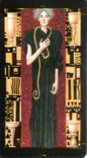 Мини Таро Климта. Klimt Tarot. Позолоченное %% 4 чаш