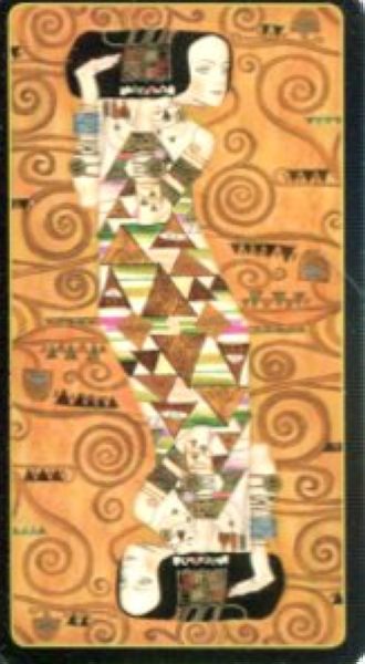 Мини Таро Климта. Klimt Tarot. Позолоченное %% Рубашка