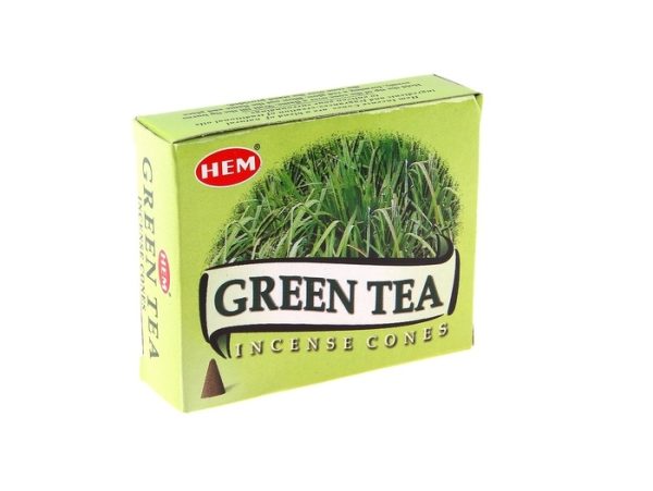 Благовония HEM Зеленый Чай (Green Tea) 10 конусов %% иллюстрация 1