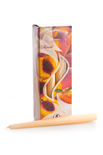 Персик, свеча ароматизированная, 12 шт %% иллюстрация 1