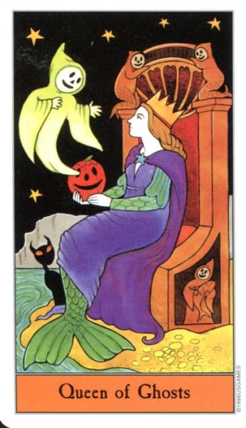 Halloween Tarot (Хэллоуин таро) %% Королева жезлов