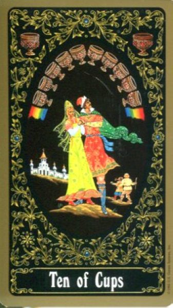 Russian Tarot of St. Petersburg. Русское Таро Санкт-Петербурга %% 5 мечей