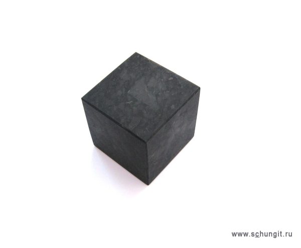 Куб из шунгита неполированный 9 см %% 