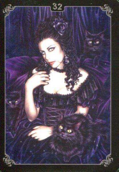 Victoria Frances Gothic Oracle Cards. Готический Оракул Виктория Фрэнсис %% 10 чаш