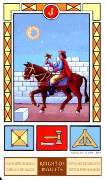 Масонское таро (MasoniC Tarot) %% Рыцарь мечей
