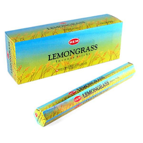 Благовония HEM Лимонник (Lemon Grass) шестигранник 20 шт %% 
