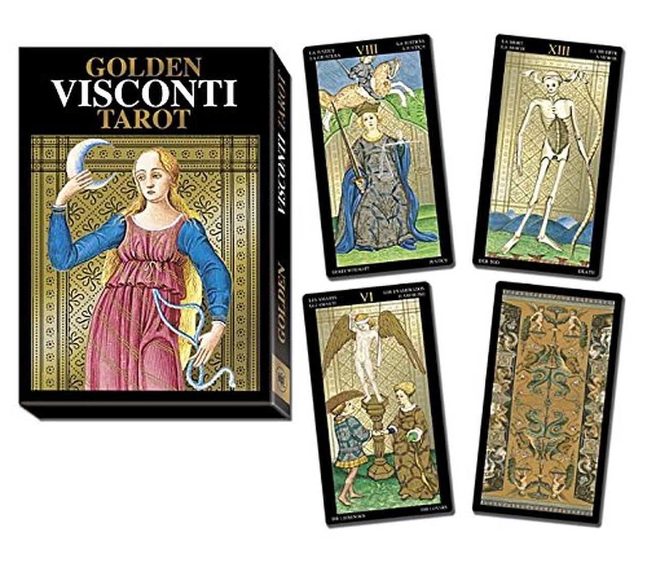 Golden Visconti Tarot Золотое Таро Висконти. Старшие Арканы %% 