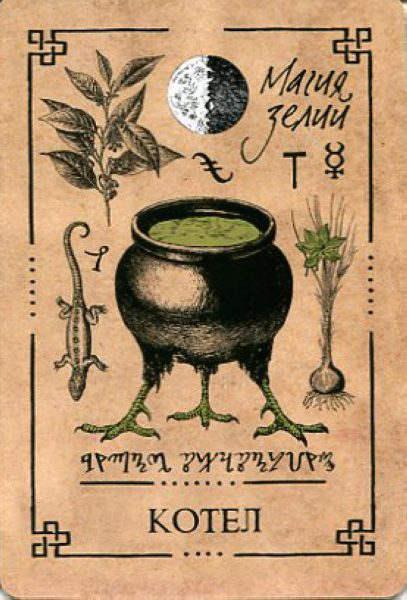 Викканский Оракул Теней. Заклинания Луны, Ритуалы Солнца брошюра + 48 карт в подарочной упаковке %% 18