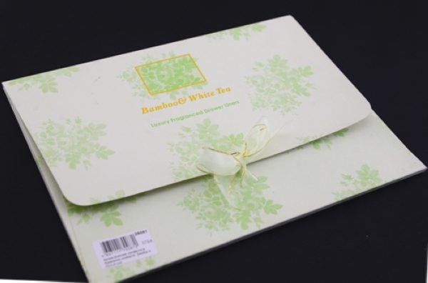 Ароматические салфетки в бумажном конверте. Бамбук и белый чай %% иллюстрация  4