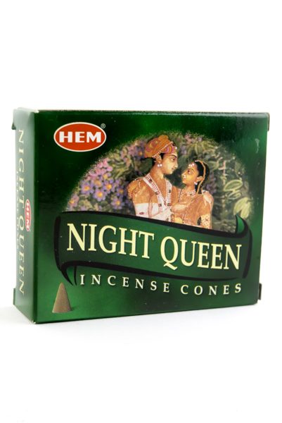 Благовония HEM Королева Ночи (Night Queen)10 конусов %% обложка 4