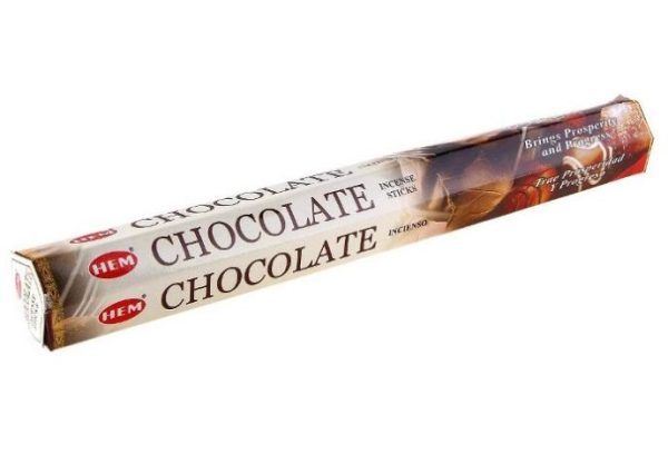 Благовония HEM Шоколад (Chocolate) шестигранник 20 палочек %% иллюстрация 1