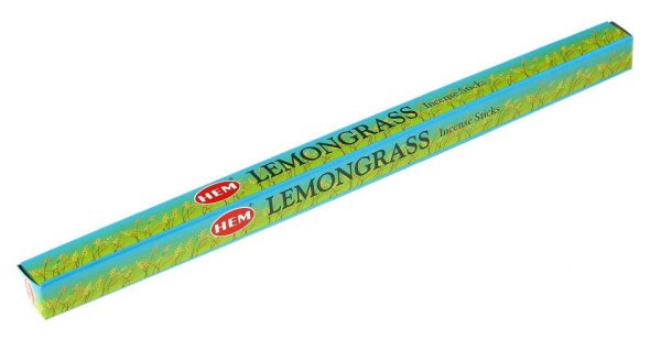 Благовония HEM Лимонник (Lemongrass) четырехгранник 8 палочек %% иллюстрация 1