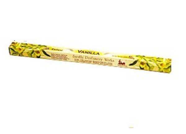 Благовония SARATHI Ваниль (Vanilla) четырехгранник 8 шт %% обложка 1