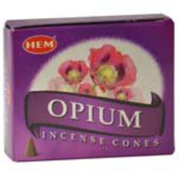 Благовония HEM Opium (Опиум) 10 конусов %% обложка 1