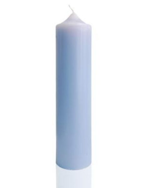 Свеча Алтарная голубая 15 см %% обложка 1