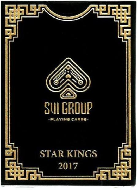 Карты игральные сувенирные Star Kings черные %% обложка 1