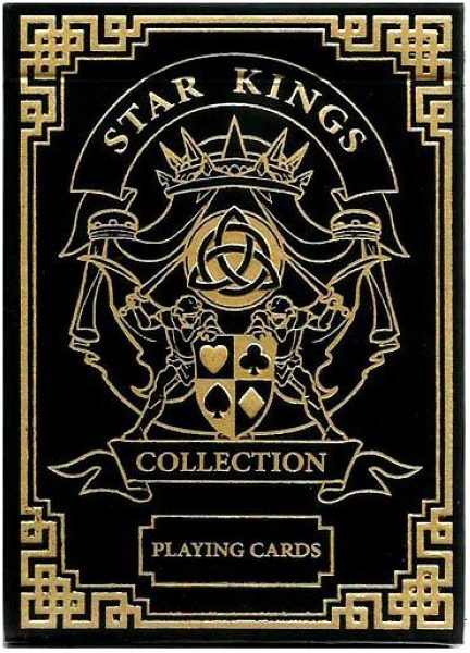 Карты игральные сувенирные Star Kings черные %% иллюстрация 1