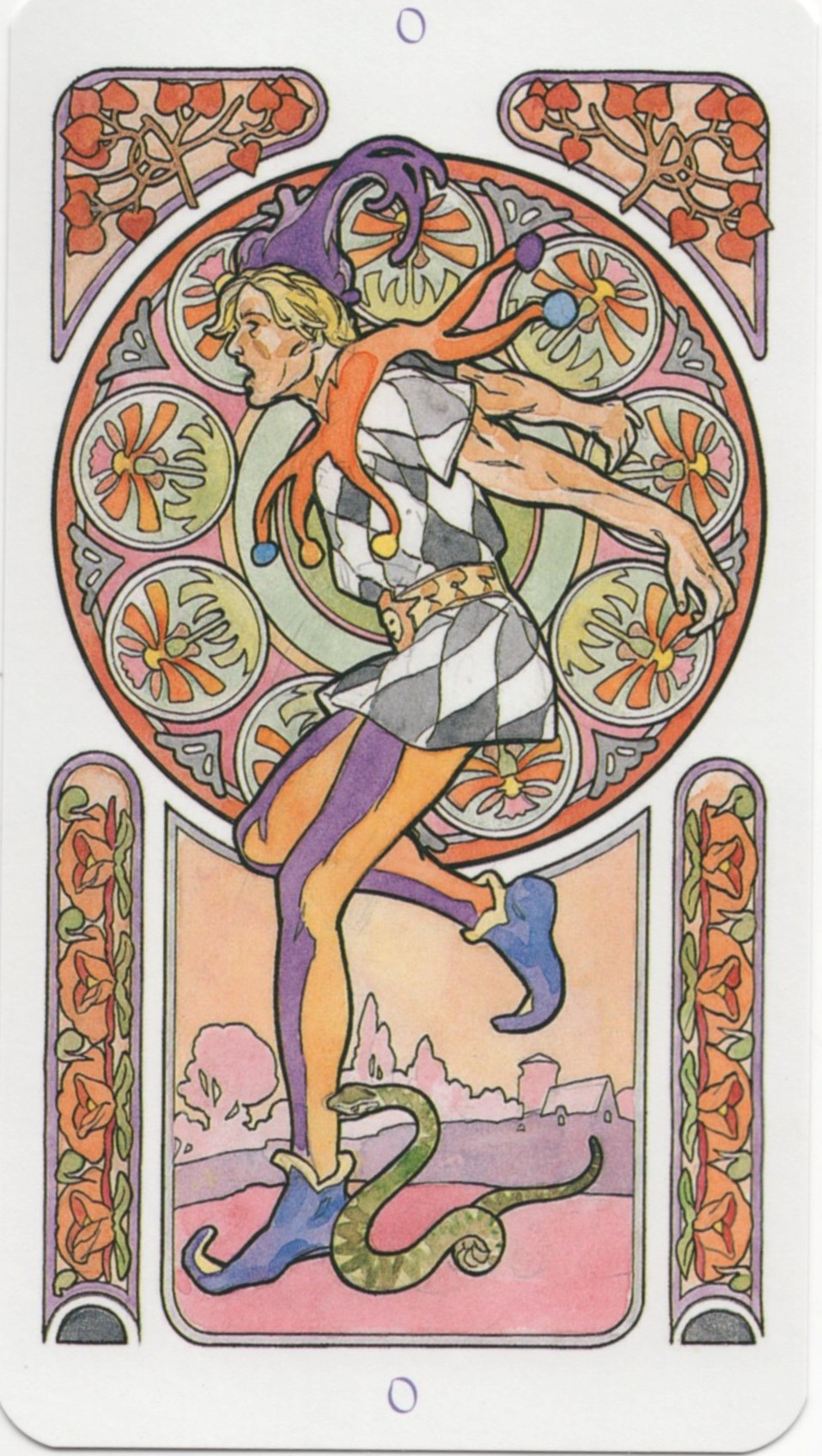 Art Nouveau Tarot. Таро Арт-Нуво Старшие Арканы %% Иллюстрация 1