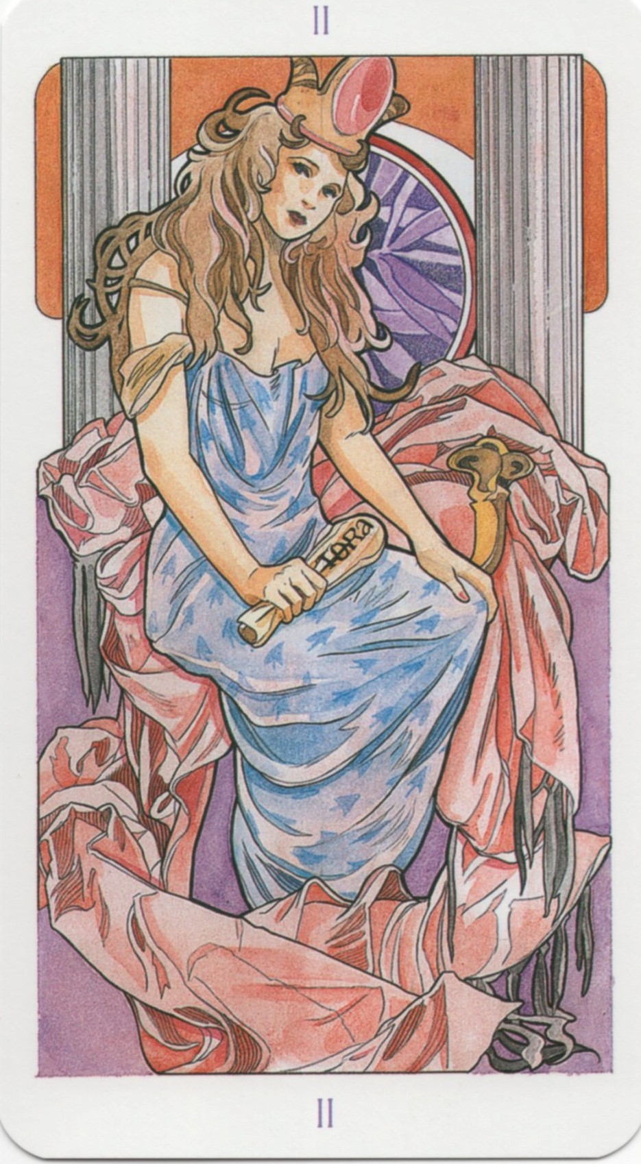 Art Nouveau Tarot. Таро Арт-Нуво Старшие Арканы %% Иллюстрация 2