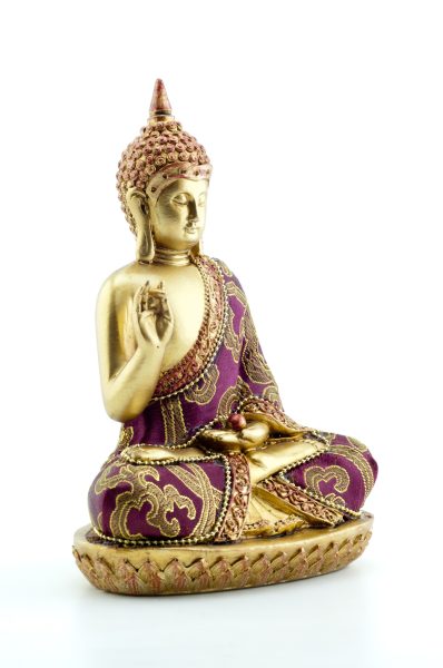 Статуэтка Будда золотой средняя %% иллюстрация 2