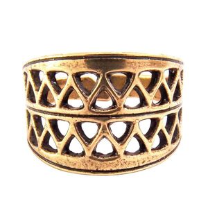 Вятичский решетчатый перстень (латунь)