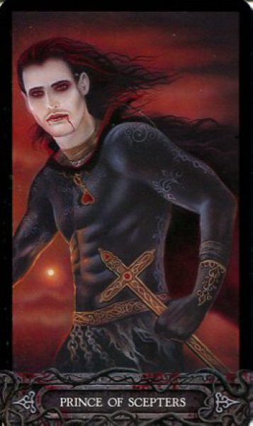 Таро Вампиров. Tarot of Vampyres %% Рыцарь жезлов