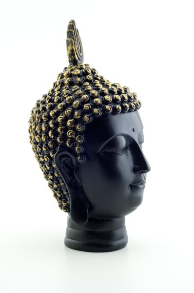 Статуэтка Голова Будды с золотой короной %% иллюстрация 1