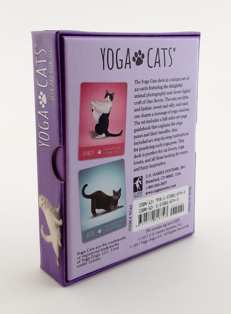 Yoga Cats Deck Book Set Йога Кошек %% Иллюстрация 13