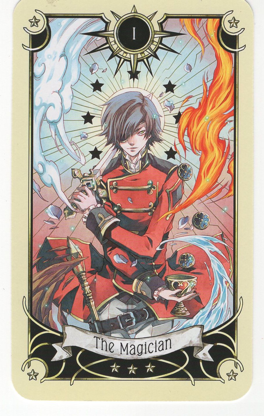 Mystical Manga Tarot. Таро Семи Звезд %% карта 9