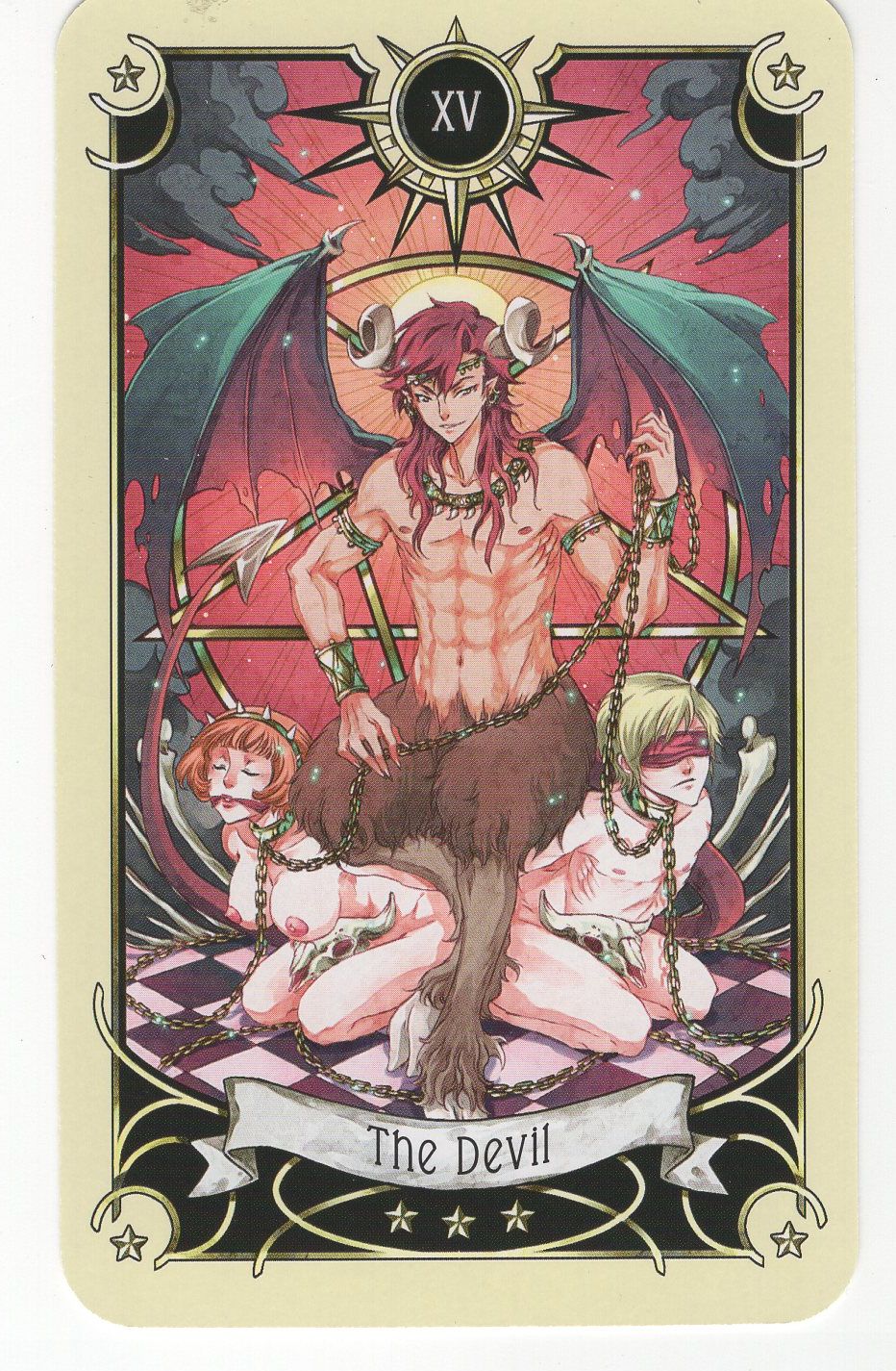 Mystical Manga Tarot. Таро Семи Звезд %% карта 13