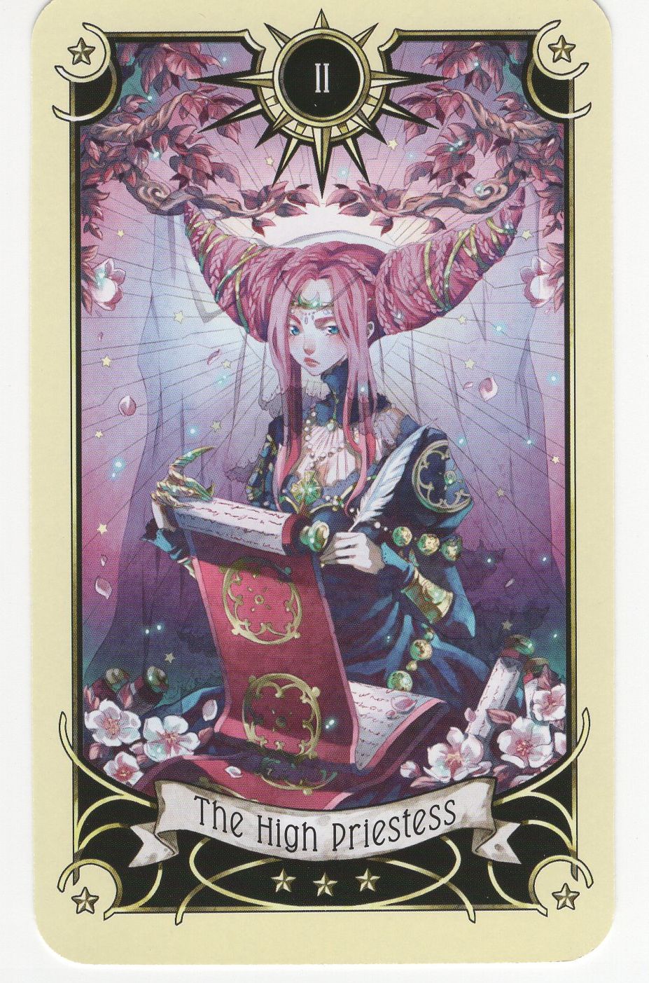 Mystical Manga Tarot. Таро Семи Звезд %% карта 14