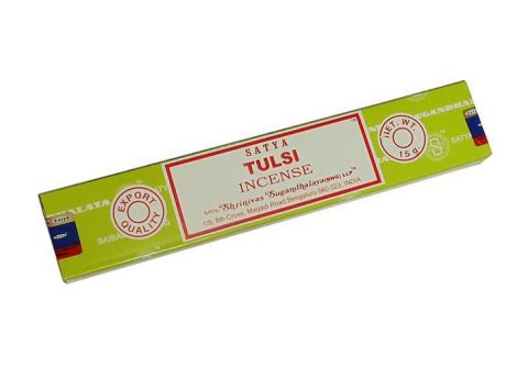 Благовония Satya Туласи Базилик (Tulsi), прямоугольная упаковка, 15 г %% 