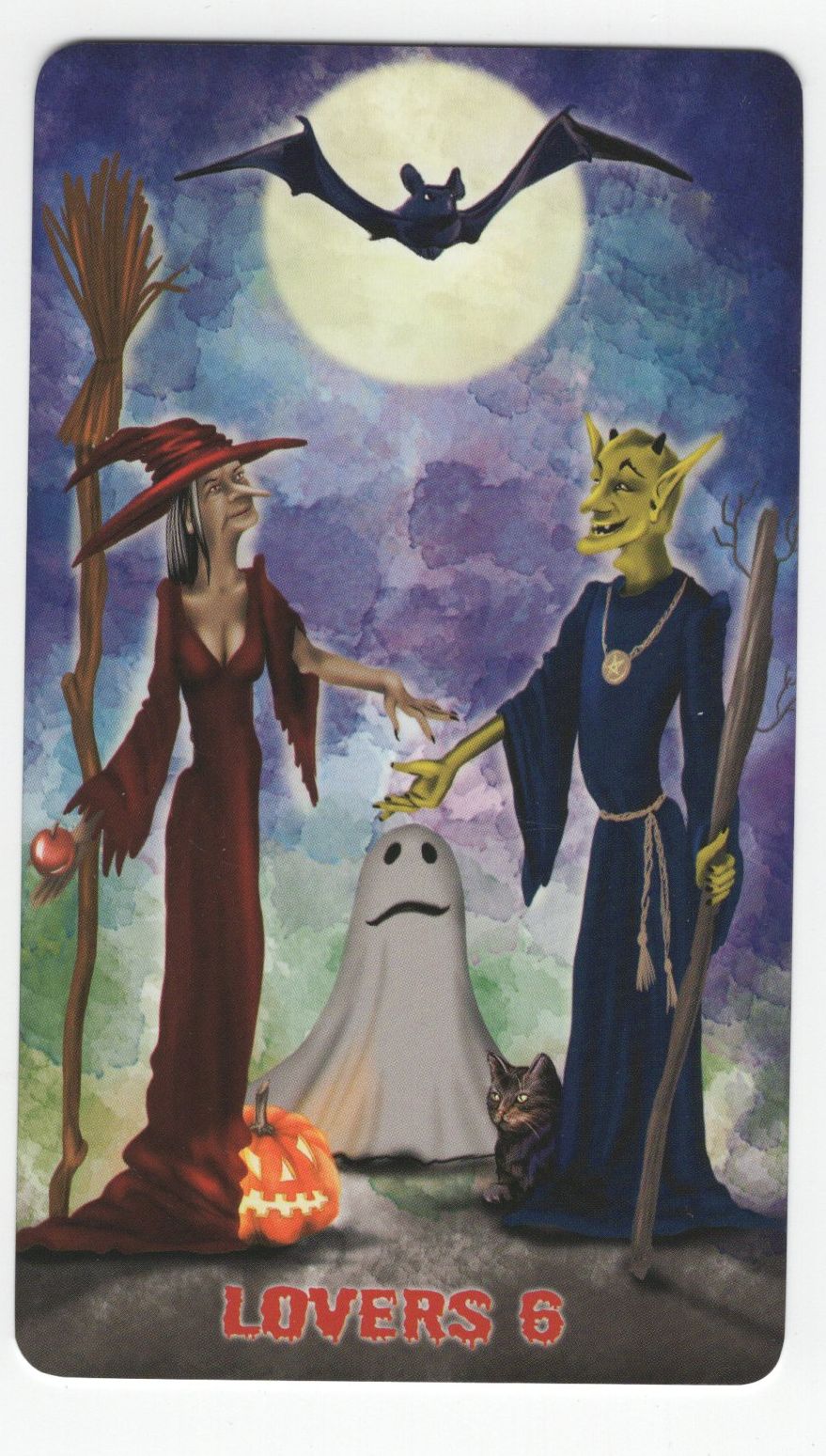 Halloween Magick Tarot. Таро Магия Хэллоуина %% карта 8