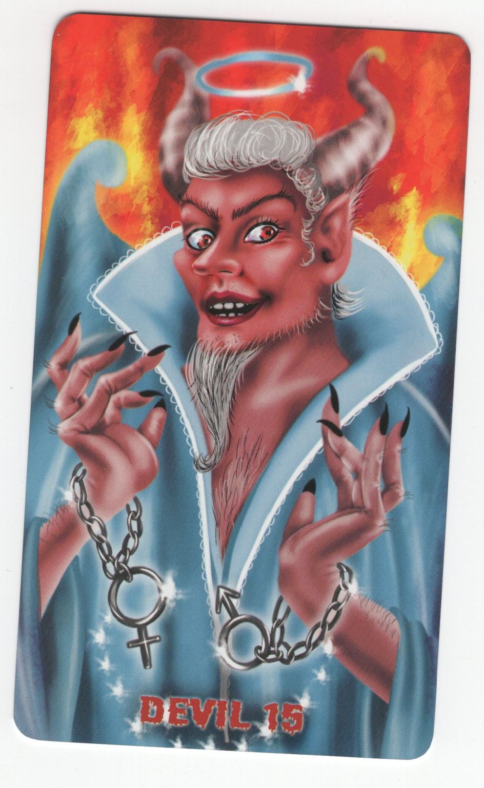 Halloween Magick Tarot. Таро Магия Хэллоуина %% карта 15