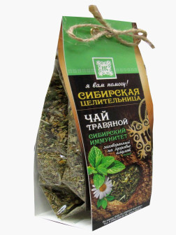 Чай травяной Сибирский иммунитет Живница + заговор внутри %% Обложка