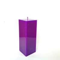 Свеча алтарная куб малый пурпурная %% Внешний вид