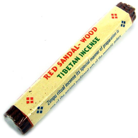 Благовония безосновные Сандал красный тибетский Red sandal wood tibetan incense %% 