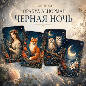 Новинка Оракул Ленорман Черная ночь