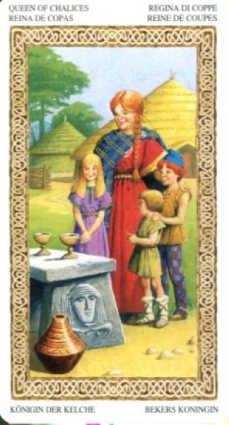 Tarot of Druids. Таро Друидов %% Королева чаш