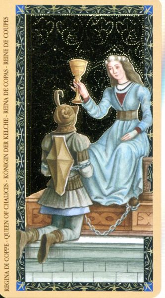 Золотое Флорентийское Таро (Golden Tarot of Renaissance) %% XII Повешенный