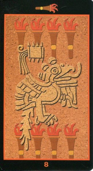 Таро Майя (Mayan Tarot) %% 8 мечей