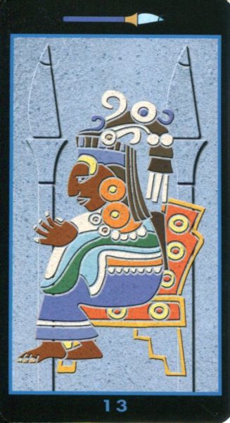 Таро Майя (Mayan Tarot) %% Королева пентаклей