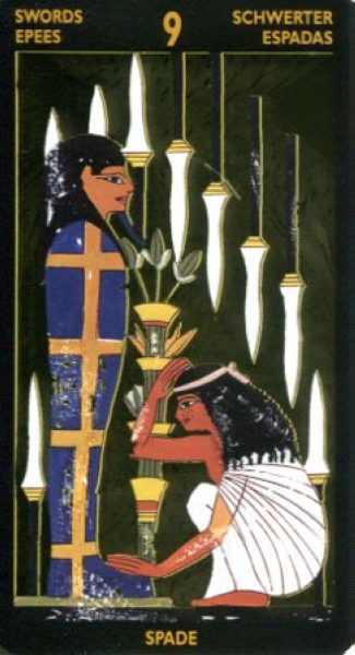 Таро Нефертари царицы красоты I Tarocchi Di Nefertari %% XII Повешенный