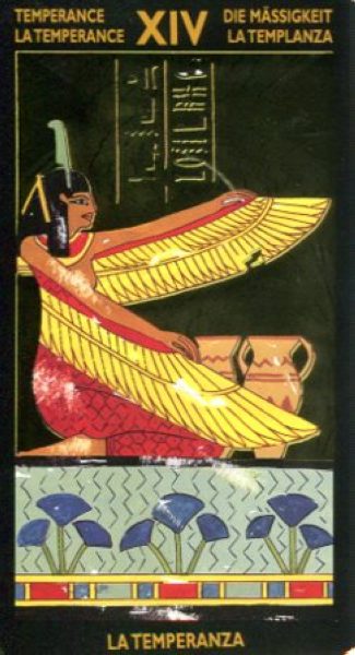 Таро Нефертари царицы красоты I Tarocchi Di Nefertari %% XIV Умеренность