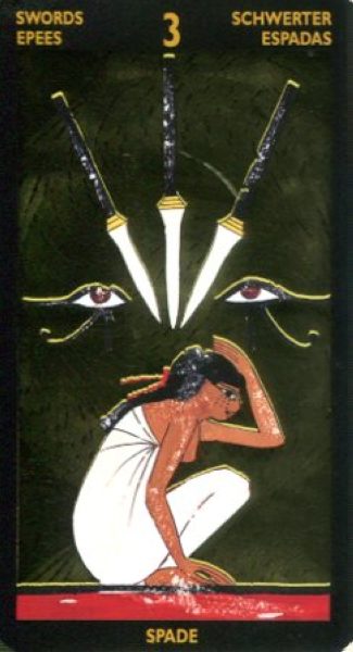Таро Нефертари царицы красоты I Tarocchi Di Nefertari %% 8 жезлов
