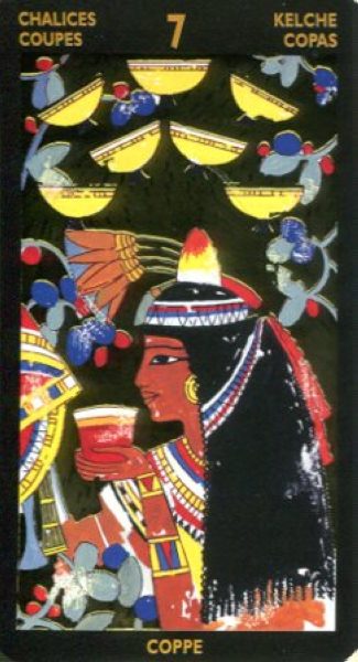 Таро Нефертари царицы красоты I Tarocchi Di Nefertari %% 6 мечей