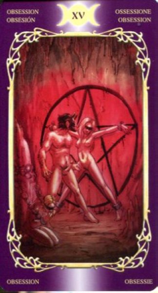 Таро Таинственного мира (Sensual Wicca Tarot) %% XV Дьявол