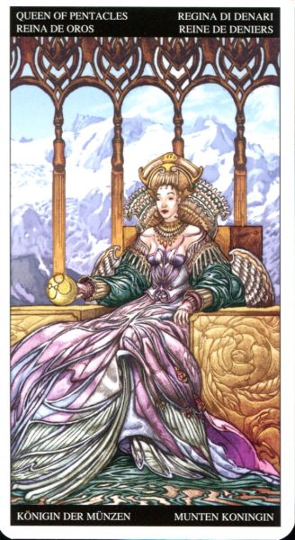 Таро Царство Фэнтези (Universal Fantasy Tarot) %% Королева жезлов