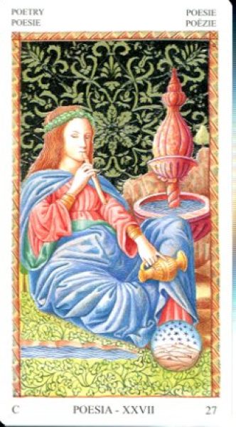 Таро Мантеньи Серебряное Пасьянсное (Mantegna Tarot) %% 2 чаш