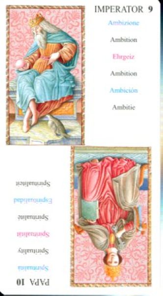 Таро Мантеньи Серебряное Пасьянсное (Mantegna Tarot) %% 5 жезлов